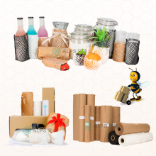 Alps Eco Friendly Manual Wrapper Honeycomb Paper Roll Packaging Honeycomb Paper Ecofiendly With Box In Kraft Paper